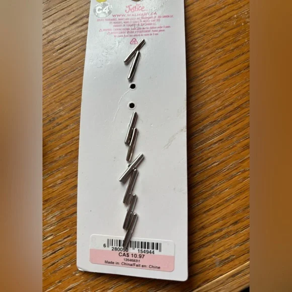 JUSTICE 5 PACK KIDS RINGS - Picture 4 of 4